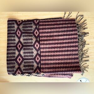 100% Wool Madewell Shawl with Arm Holes